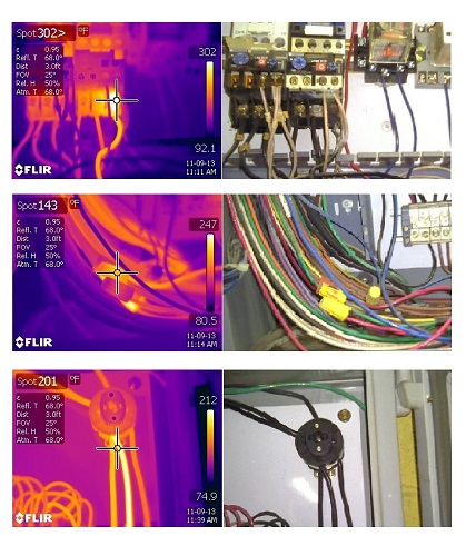 Thermal imaging inspection and reporting